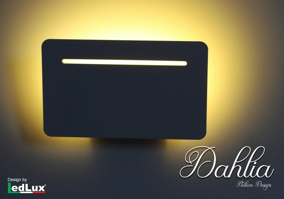 Applique Led Da Parete Modello Dahlia Italian Design Moderna 6W Bianco Caldo