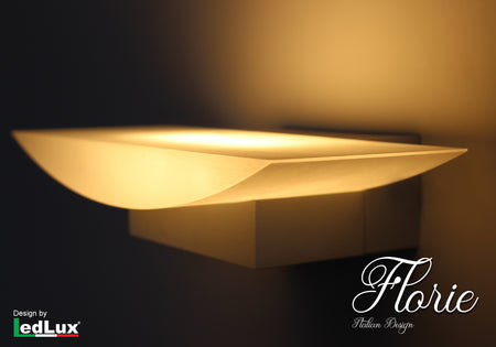 Applique Led Da Parete Modello Florie Italian Design Moderna 6W Bianco Caldo
