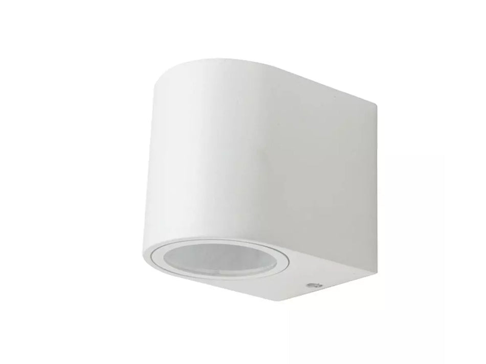 Applique Lampada Da Parete Circolare Attacco GU10 IP44 Carcassa Bianca