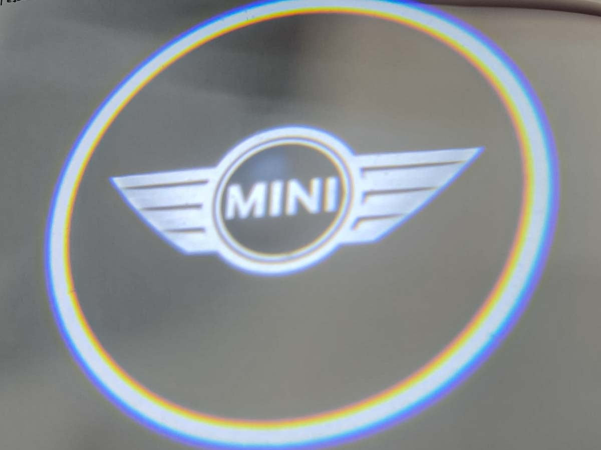 Kit Luci Led Logo Proiettori Auto Portiere Per F55 F56 F60 Plug &amp; Play