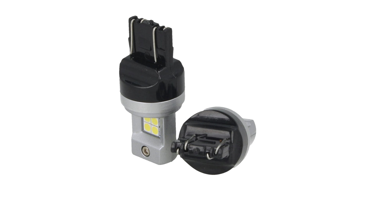 Lampada Led T20 W21/5W 7443 8 Smd 3030 Bianco Luminoso Compatibile Con Attacco