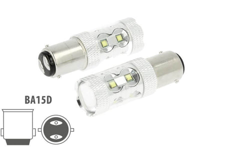 Lampada Led BA15D 50W 12V 24V Bianco Freddo 6000K Luci Per Barca <p