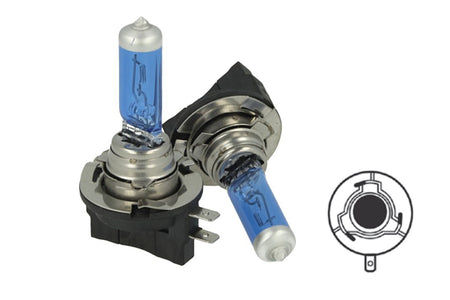 Lampada H11B 12V 55W PGJY19-2 Super White Con Effetto Xenon Bianco Sostituzione