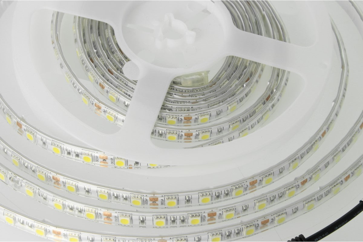 Bobina Led 300 SMD 5050 12V 10,8W/M Neutro 4000K IP65 Impermeabile 5 Metri