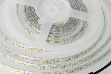 Bobina Led 300 SMD 5050 12V 10,8W/M Neutro 4000K IP65 Impermeabile 5 Metri