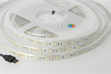 Bobina Led 300 SMD 5050 12V 10,8W/M RGB IP65 Impermeabile 5 Metri Unguente Di