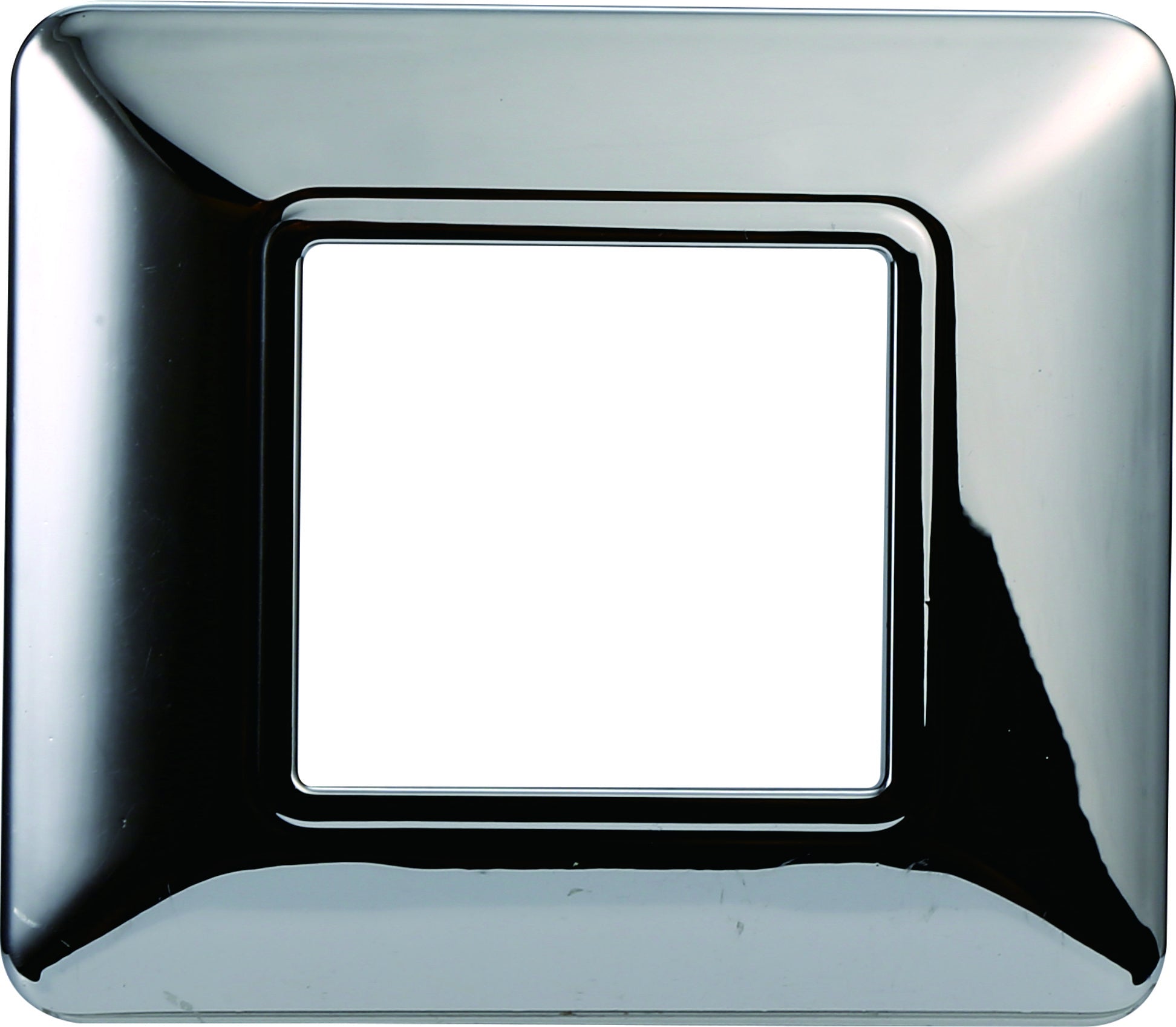 ETTROIT Placca Plastica Serie Solar 2P Colore Cromato Lucido Compatibile Con
