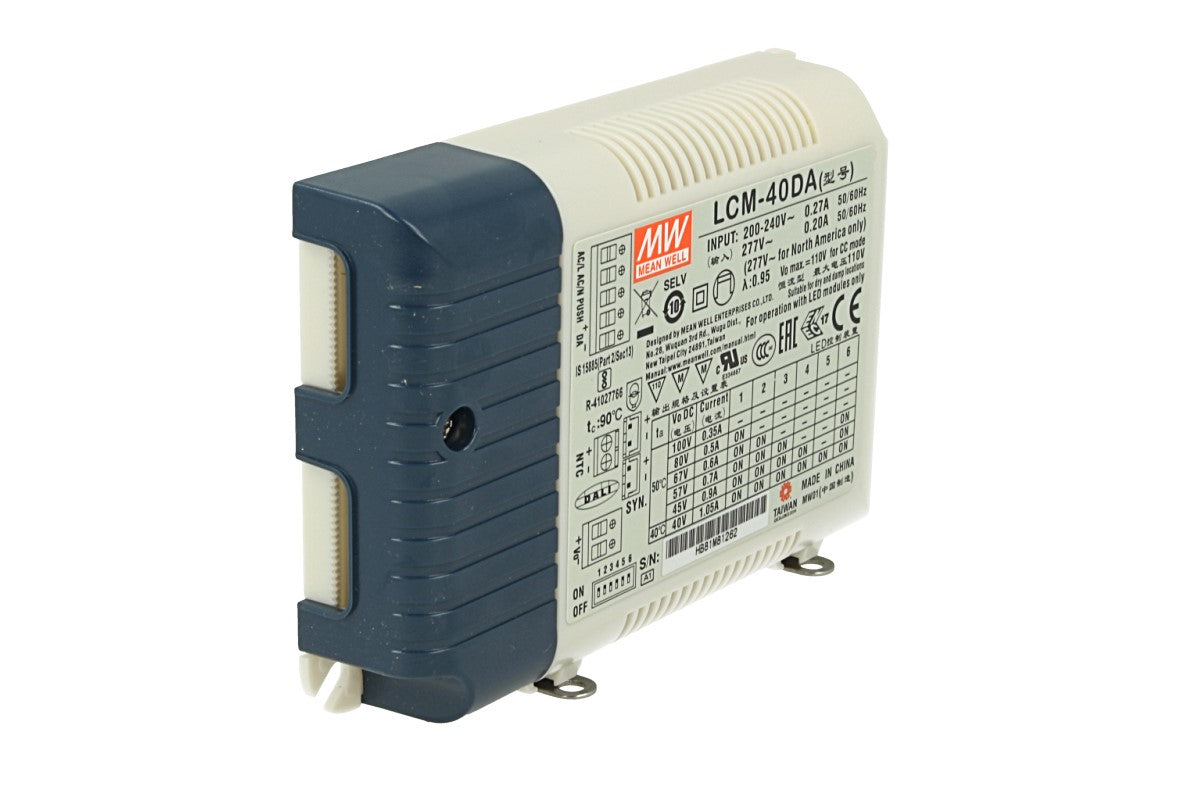 Led Driver CC Meanwell LCM-40DA Dimmerabile DALI Pulsante NO Corrente Costante