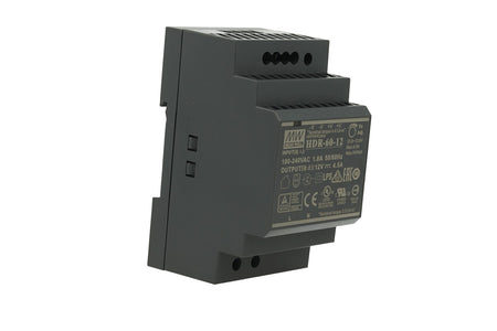 MeanWell HDR-60-12 Trasformatore Rotaia Industriale 12V 54W Barra Guida DIN