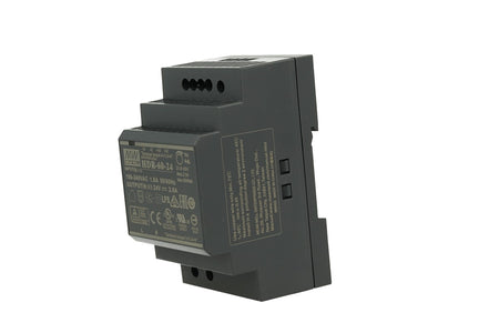 MeanWell HDR-60-24 Trasformatore Rotaia Industriale 24V 60W Barra Guida DIN