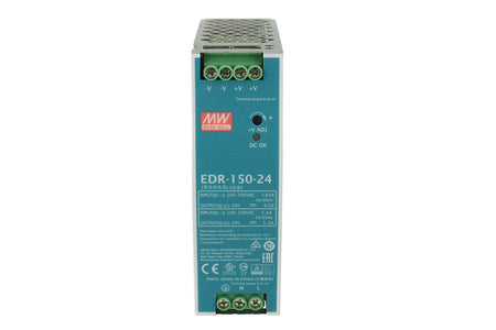 MeanWell EDR-150-24 Trasformatore Rotaia Industriale 24V 156W 6,5A Barra Guida