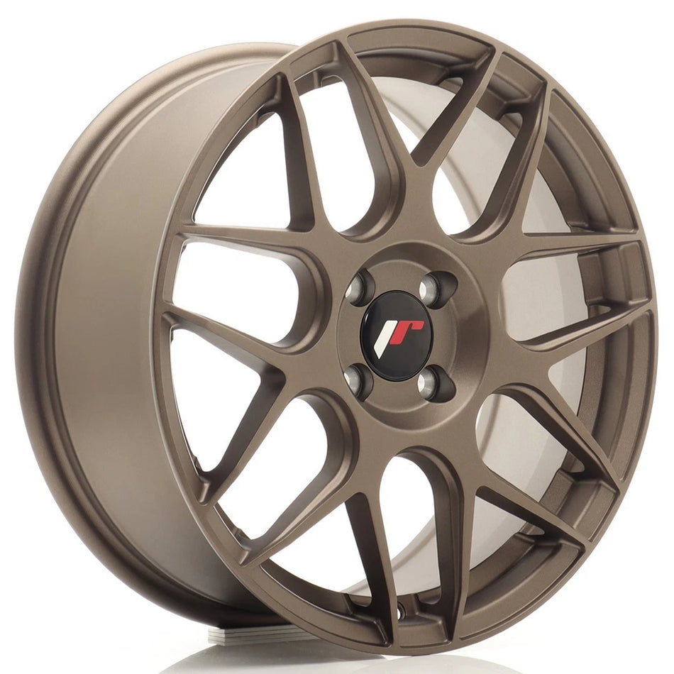 Un cerchio Cerchi JR Wheels JR18 17x7 ET40 4x100 Bronzo opaco